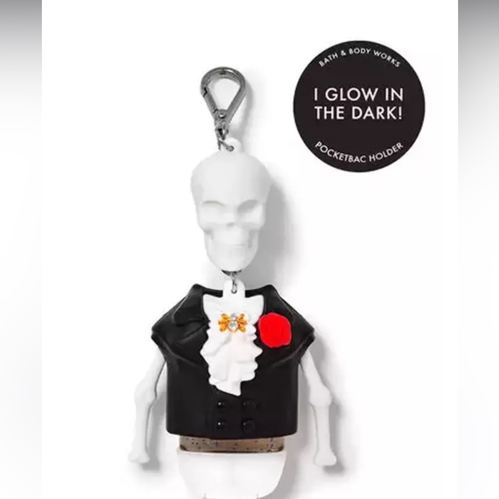 Bath and Bodywork’s Dapper Skeleton PocketBac holder.